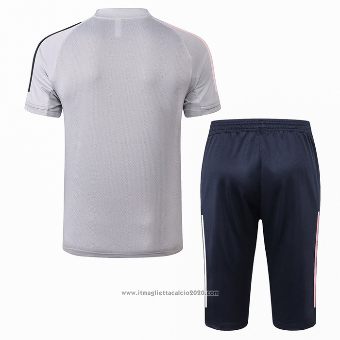 Tuta da Track Juventus Manica Corta 2020 2021 Grigio